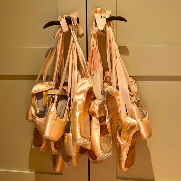 Other - 💖SOLD OUT💖Retired ballet pointe shoes worn by a professional ballerina.